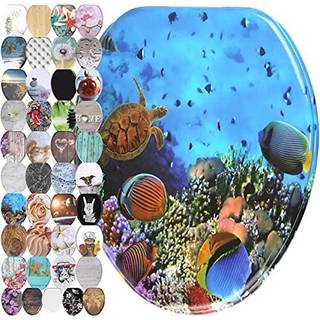 Sanilo langstrakt tavs langsomt t?t st?bt tr?justering af toiletstolen Ocean