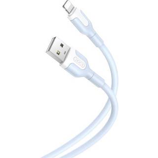XO iPhonekabel - 1,0 m 2,1A Blå
