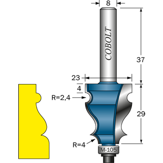 Cobolt 233-912 Liste profil cutter