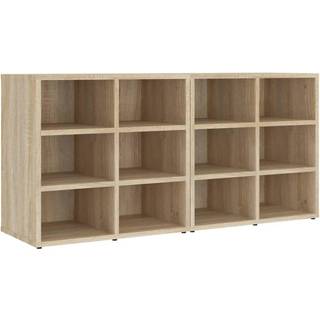 skoreoler 2 stk. 52,5x30x50 cm sonoma-eg