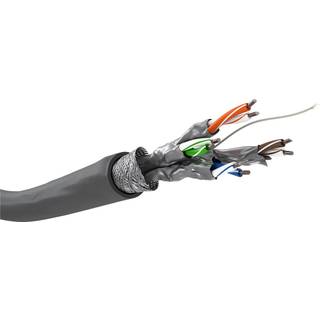 CAT 6 S/FTP netværkskabel | Hvid (solid AWG23, CCA) | 100 meter | PRIS-MATCH