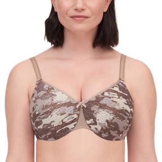 Chantelle C Magnifique Underwired Bra - Brown pattern - G 70