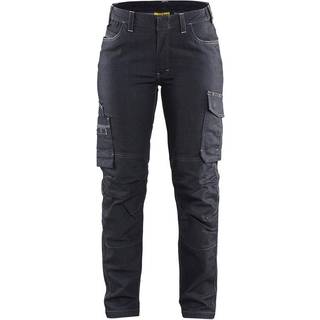 Blåkläder 7140 Dame Service Buks Denim Stretch / Dame Service Arbejdsbuks Denim Stretch - C44 - Marineblå