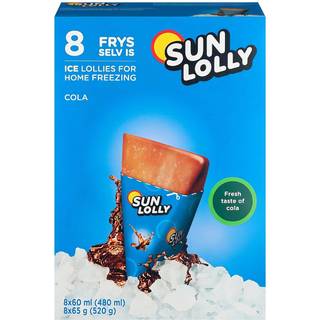 Sun Lolly Frys-selv-is Cola 8 Stk