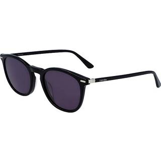 Calvin Klein Unisex CK22533S 001 Solbriller Acetat Sort Grå Geometrisk Normal Fotokromatisk