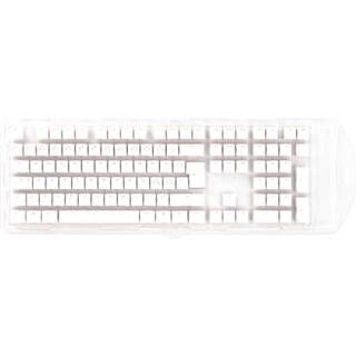 Ducky White Shine-through PBT Double-shot Keycap Set