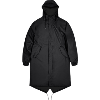 Rains Unisex Fishtail Parka Black, XXL