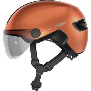 ABUS HUD-Y ACE cykelhjelm LED Goldfish Orange - Hjelmstørrelse 51-55 cm