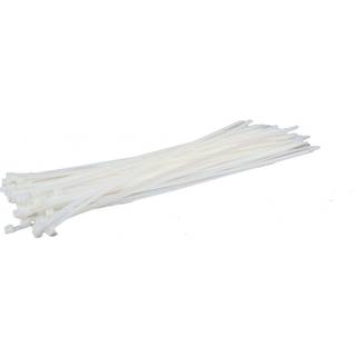 Strips / Kabelbinder 7,6x540mm. hvid - 100 stk.