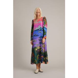 Munthe Gakeville Kjole - Silke - Purple