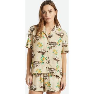 Brixton Bunker Paradise Kortærmet Skjorte Dame Safari Khaki