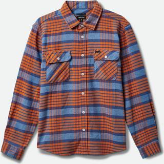 Brixton Bowery Langærmet Flannel Skjorte Orange
