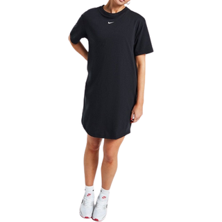 Oversized, maskinstrikket Nike Sportswear-T-shirt til kvinder - sort - S (EU 36-38)