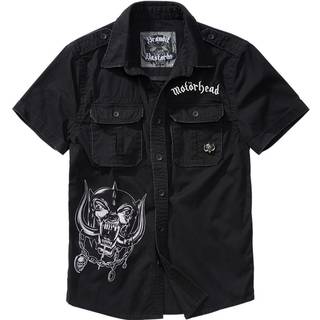 Brandit Motörhead Vintage Kortærmet Skjorte Sort