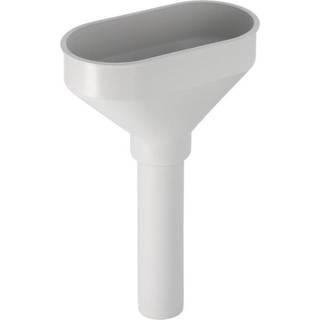 Drypkop PP 40mm oval hvid