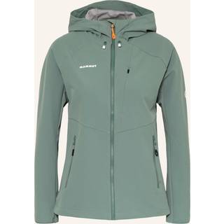 Mammut Women's Ultimate Comfort Softshell Hooded Jacket Softshelljakke Damer størrelse S farve turkis