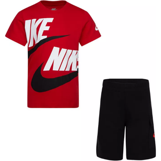 Nike Nike Grey Little Kids T-Shirt and Cargo Shorts Set