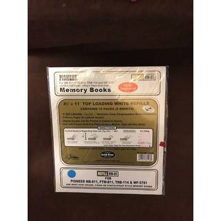 Pioneer Page Protector 8.5x11 5pk har 10 sider W5 -indsatser