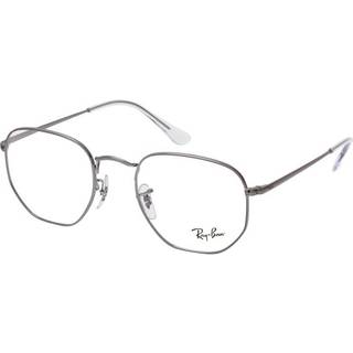 Ray - Ban Unisex RX6448 HEXAGONAL 2991 Optiske stel Metal Sort Transparent Geometrisk Normal