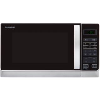 Sharp R642INW Mikrobølgeovn - Grillfunktion, 20L, 800W