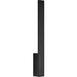 Arcchio Ivano LED-væglampe, 42,5 cm, sort, metal