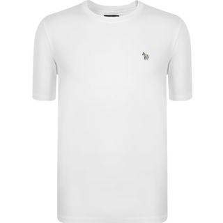 PS Paul Smith Organic Cotton Zebra T-Shirt White