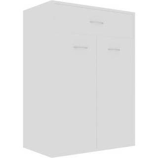 skoskab 60x35x84 cm konstrueret træ betongrå