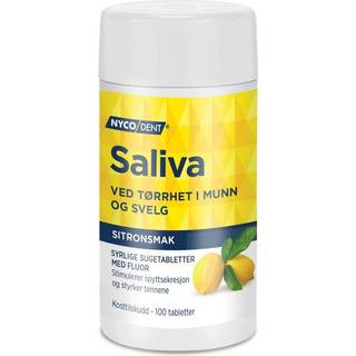 Nycodent Saliva Citron - 100 sugetabl.