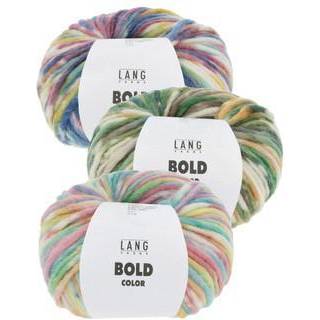 Lang Yarns Bold Color 0006 Indhold: 80% Ren ny uld, 20% Akryl Vægt/længde: 100 g = ca. 90 m Anbefalede pinde: 9-10 mm Strikkefasthed: 10x10 cm = 10 m x 15 p Vask: Max 30°C/ Tåler ikke tørretumbling.
