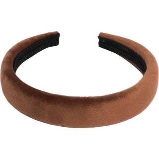 Dark Velvet Hairband Broad Cognac - pcs 1
