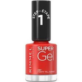 Rimmel Super Gel Geleneglelak uden UV/LED forsegling Skygge 097 Party Till Sunset 12 ml - 12 ml