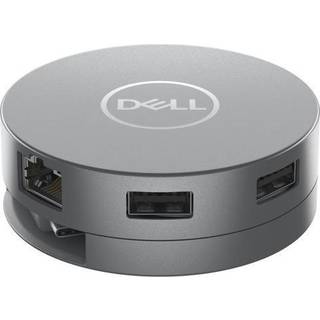 Dell Da305 Ledningsført Usb 3.2 Gen 2 (3.1 Gen 2) Type-c Sølv Usb 3.2 Gen 2 (3.1 Gen 2) Type-c