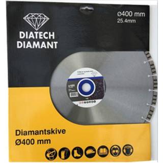 Diatech Diamantklinge TURBO Ø400 mm til beton