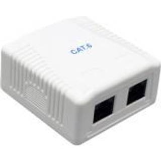 Eksternt UTP netværksstik CAT6 2 porte