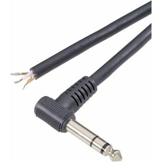 TRU COMPONENTS 1578803 Jack-stik 6,35 mm Stik, vinklet