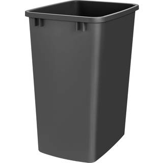 Rev-a-hylde 35 qt under vask af skraldespand til base k?kken og badev?relse skab udskiftning plast papirkurve til vaskerums sort RV-35-18-52