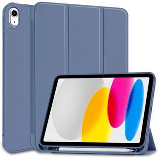 iPad 11" (2025) / iPad 10.9" (2024/2022) Tech-Protect SC Cover m. Apple Pencil Holder - Blå