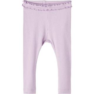 Name It Rib Leggings Jinna Orchid Bloom