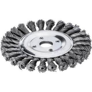 LESSMANN Rundbørste Snoet 115X14mm Stål / Glat 0,50 mm (472.211)