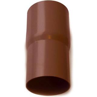 Plastmo rørmuffe, PVC, brun - Ø110 mm