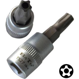 BATO Stifttop kort 1/4" 5 Star Torx med hul 25 (13733)