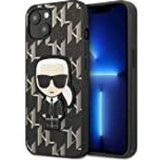 Karl Lagerfeld iPhone 13 mini hardcase sort Monogram Ikonik Patch