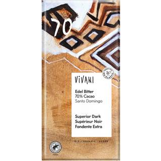 Vivani Ædelbitter Santo Domingo 70% Kakao Ø (100 g)