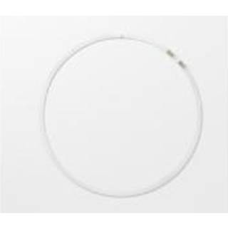 Hvid magnetisk cirkeltavle / dekorationsring 35 cm