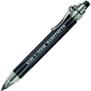 Koh-i-Noor mekanisk hardtmuth blyholder med 5,6 mm x 80 mm bly sort med klip 1 hver (5311CN1005PK)