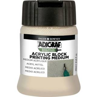 Daler-Rowney Adigraf Acrylic Block Printing Medium 250 ml – konverter akrylfarve til linofarve