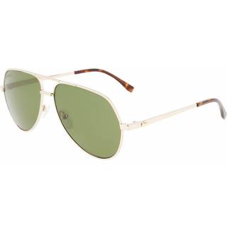 Lacoste Unisex L250SE 710 Solbriller Metal Guld Grøn Pilot