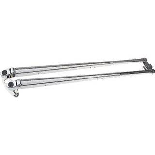 Parallelarm / viskerarm båd Roca Pantograph Arm, for W38 (dobbelt drevet), sortlakeret, 620 - 900 mm (25" - 35")