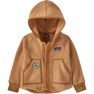 Baby Retro Pile Jacket - Dark Camel