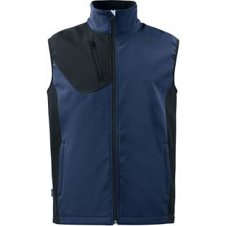 ProJob 643702 3702 softshell vest / Arbejdsvest Marineblå XL